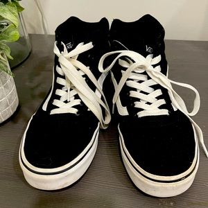 Vans Old School High Tops Size 8 Black